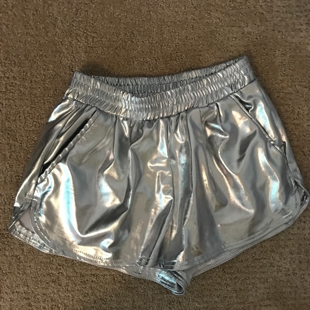 Metallic Shorts - Worn Once, GREAT condition
